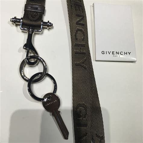 givenchy keychain lanyard|Givenchy obsedia lanyard sale.